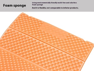 Tapis <span class=keywords><strong>de</strong></span> camping léger en PVC XPE imperméable <span class=keywords><strong>de</strong></span> 2 cm d'épaisseur, pliable et compact, <span class=keywords><strong>matelas</strong></span> en <span class=keywords><strong>mousse</strong></span> alvéolée pour la <span class=keywords><strong>randonnée</strong></span>, 4 saisons - Product Image 4