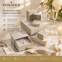Ensemble d'emballages de bijoux de luxe sur mesure, collection de boîtes cadeaux haut de gamme pour bagues, colliers, bracelets, boucles d'oreilles, emballage OEM ODM