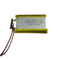 Personnalisation d'usine 3.7v batterie au lithium polymère 2000mah 6.66wh LP103450 banques d'alimentation pour tablettes et ordinateurs portables