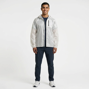 Cheap Price Custom Sporty Stand Front Wholesale New Design Men Spring <b>Fleece</b> <b>Lined</b> Warm Windbreak <b>Jacket</b> OEM Service Customized - Product Image 1