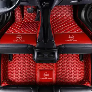 hot-sale luxury right driver 4 pieces 5d car mats for all universal customized car mats for mazda//bmw e39/mercedes benz