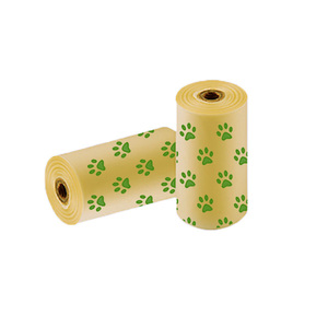 Custom Eco-friendly Biodegradable Dog Poop <b>Bags</b> <b>Compostable</b> Cornstarch Plastic for Pet Waste Biodegradable Pet Waste <b>Bags</b> - Product Image 1
