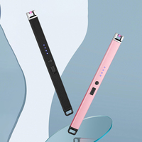 Briquet ARC électronique à bougie coupe-vent avec verrouillage de sécurité Briquet à arc électronique rechargeable