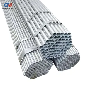 Wholesale best price ASTM 3 inch 4 inch hot dip galvanized round steel iron pipe price electric galvanized steel pipe from China