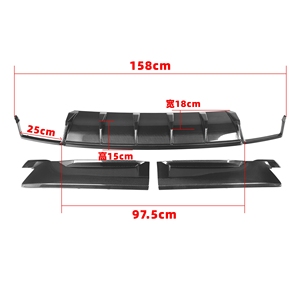 Diffusore Posteriore in Fibra di Carbonio di Alta Qualità per <span class=keywords><strong>Audi</strong></span> <span class=keywords><strong>A8</strong></span> Sport <span class=keywords><strong>Line</strong></span> 2022+ Diffusore Paraurti Posteriore in Fibra di Carbonio per Auto <span class=keywords><strong>A8</strong></span> - Product Image 6