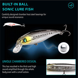 XINV appâts en plastique dur MNW40 leurre méné artificiel Lunker hunt 100 pointeur holographique Fullijon Realis Jerkbait leurres - Product Image 3