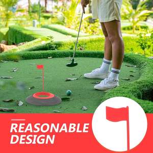 Coupelle de putting de golf de haute qualité pour entraînement, aide à l'entraînement de golf, pour putting green intérieur/extérieur, avec drapeau - Product Image 5