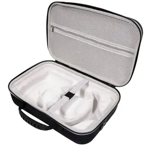 Factory direct Custom eva molded thermoform waterproof zipper Pu hard shell protective case bag travel carry EVA Tool case