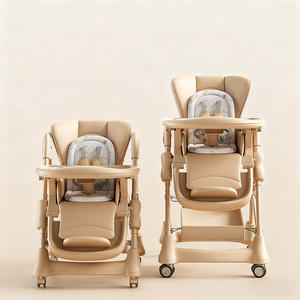เก้าอี้รับประทานอาหารสองชั้นสำหรับการให้อาหารทารกนั่งรับประทานอาหาร - Product Image 6