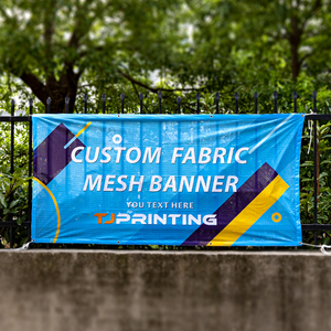 Striscione in Rete Personalizzato per Eventi all'Aperto, Resistente al Vento con Stampa a Trasferimento Termico su Poliestere - Product Image 6