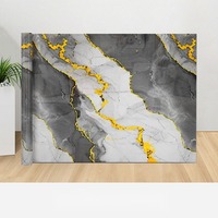 Autocollant mural en vinyle auto-adhésif imitation bois, panneaux muraux 3D à coller et décoller pour fond de télévision, décoration intérieure