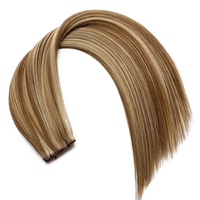 Extensions de cheveux Haiyi Genius Weft, flexibles et douces # 6-24  Grand stock de produits de qualité professionnelle sans produits chimiques