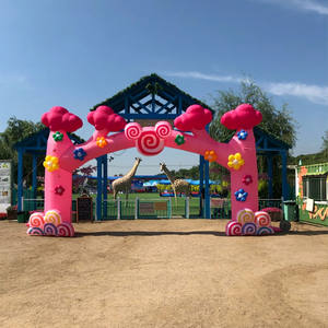 Venta al por mayor barato de alta calidad de impresión al aire libre inflable Running Start y meta arcos meta puerta de arco inflable - Product Image 6