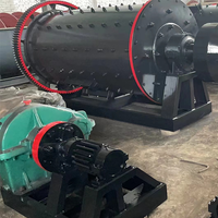 Broyeur à billes continu automatique pour minerais de terres rares 2100x4500 10TPH, largement utilisé pour le raffinage des poudres