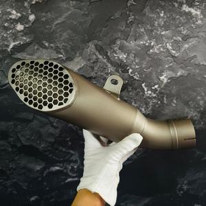 Подходит для Aprilia RSV4: Модифицированный выхлоп SC GP22 из титанового сплава и нержавеющей стали, золотой глушитель для мотоцикла - Product Image 6