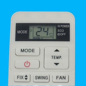 Télécommande de climatiseur Crystal Pearl Tianhong blanche, compatible avec l'unité de climatisation Toshiba, code fixe, portée 10 m - Product Image 1
