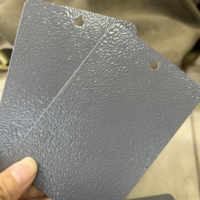 Turuncu Desenli Gri ve Mor Toz Boyalı Polyester Elektrostatik Epoksi Termoset Reçine Kaplama