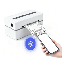 Printer HSPOS HS-K38 untuk Label Pengiriman 4x6 203DPI 180mm/s USB Bluetooth TSPL ZPL DPL EPL Tanpa Pita Tanpa Tinta