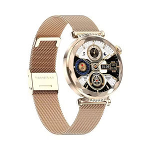 Hk88 महिलाओं की लक्जरी फैशन स्मार्ट वॉच 1.19 इंच AMOLED वाटरप्रूफ कॉल हार्ट रेट ब्लड ऑक्सीजन एक्टिविटी कैलेंडर ट्रैकर - Product Image 5