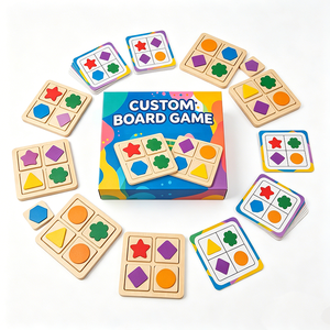 Premium Custom Wooden Board Game OEM Manufacturer Paper <b>Playing</b> <b>Cards</b> Deck Printing Educational Entertainment Original Supplier - Product Image 4