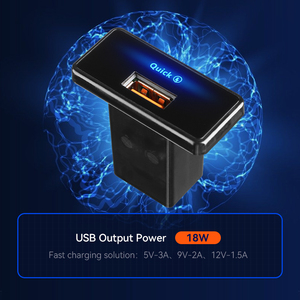 โรงงานขายส่ง รับผลิตตามสั่ง อุปกรณ์ชาร์จ Oraimo 18w ชาร์จเร็วแบบ USB A สำหรับรถบัส รถยนต์ เรือยอชท์ ช่องเสียบ USB เดี่ยว - Product Image 3