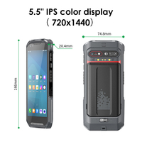 Effon TA06, PDA Móvil Resistente con Certificación GMS, Pantalla Completa de Alta Resolución, Android 13, NFC, Escáner de Códigos de Barras, Clasificación IP67