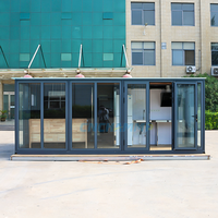 Prix d'usine Chammp 5.8m modulaire préfabriquée maison préfabriquée conteneur minuscule douche et toilette avec réservoir de déchets en vente