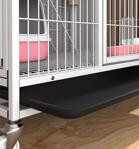 Huishoudelijke Massief Ijzeren Buis Kat Villa Panoramisch Cattery Interieur Luxe 3 Lagen Grote Ruimte Huis Kat Kooi Met Wielen Lade - Product Image 2