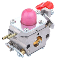 Nouveau carburateur en caoutchouc C1U W43 de remplacement pour souffleur à feuilles Poulan BVM200FE Husqvarna GBV345 545081857 avec pompe à essence 2 temps