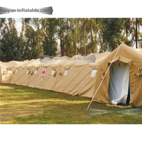 Tente médicale gonflable en gros, abri temporaire gonflable, tente d'urgence pour entrepôt de secours