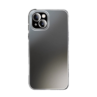 Coque de protection fine en alliage mat avec protection d'objectif intégrée pour iPhone 15 Series, protection intégrale contre les chocs, anti-traces de doigts, résistante aux explosions