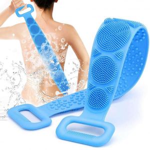 Brosse de douche en silicone pour le dos, 75 cm, entièrement naturelle et douce, avec service OEM ODM, prix usine, pour le bain et le spa - Product Image 2