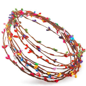 Vente en gros <span class=keywords><strong>de</strong></span> 100 guirlandes <span class=keywords><strong>de</strong></span> baies Pip, décoration florale artisanale, bricolage pour couronnes <span class=keywords><strong>de</strong></span> tête, couronnes <span class=keywords><strong>de</strong></span> mariage - Product Image 3