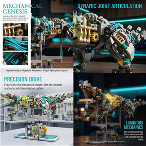 996 pièces mécanique Crocodile MOC Puzzle briques assemblé blocs de construction ensemble <span class=keywords><strong>figurines</strong></span> enfants jouets 13056 - Product Image 4