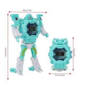 Đồng Hồ Điện Tử Mecha Cho Trẻ Em, Đồng Hồ Đeo Tay <span class=keywords><strong>Robot</strong></span> Biến Hình Hoạt Hình Quà Tặng Giáng Sinh - Product Image 4