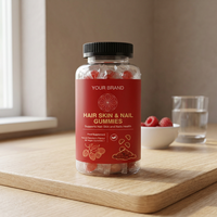 Bonbons gélifiés moelleux aux saveurs de fruits premium avec mélange botanique, emballage en conteneur scellé pour une utilisation quotidienne pratique.