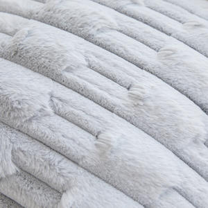 Taie d'oreiller rectangulaire européenne moderne en fausse fourrure 3D tissé uni carré décor à la maison Shaggy coussin jeter taie d'oreiller hôpitaux - Product Image 5