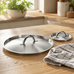Couvercle de casserole en acier inoxydable de qualité alimentaire personnalisé pour casseroles rondes - Product Image 2
