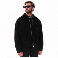 Printemps Automne Nouvelle Mode Hommes American High Street Solid Color Chamois Multi Pocket Zipper Jacket Coat Casual Trendy Coat Male