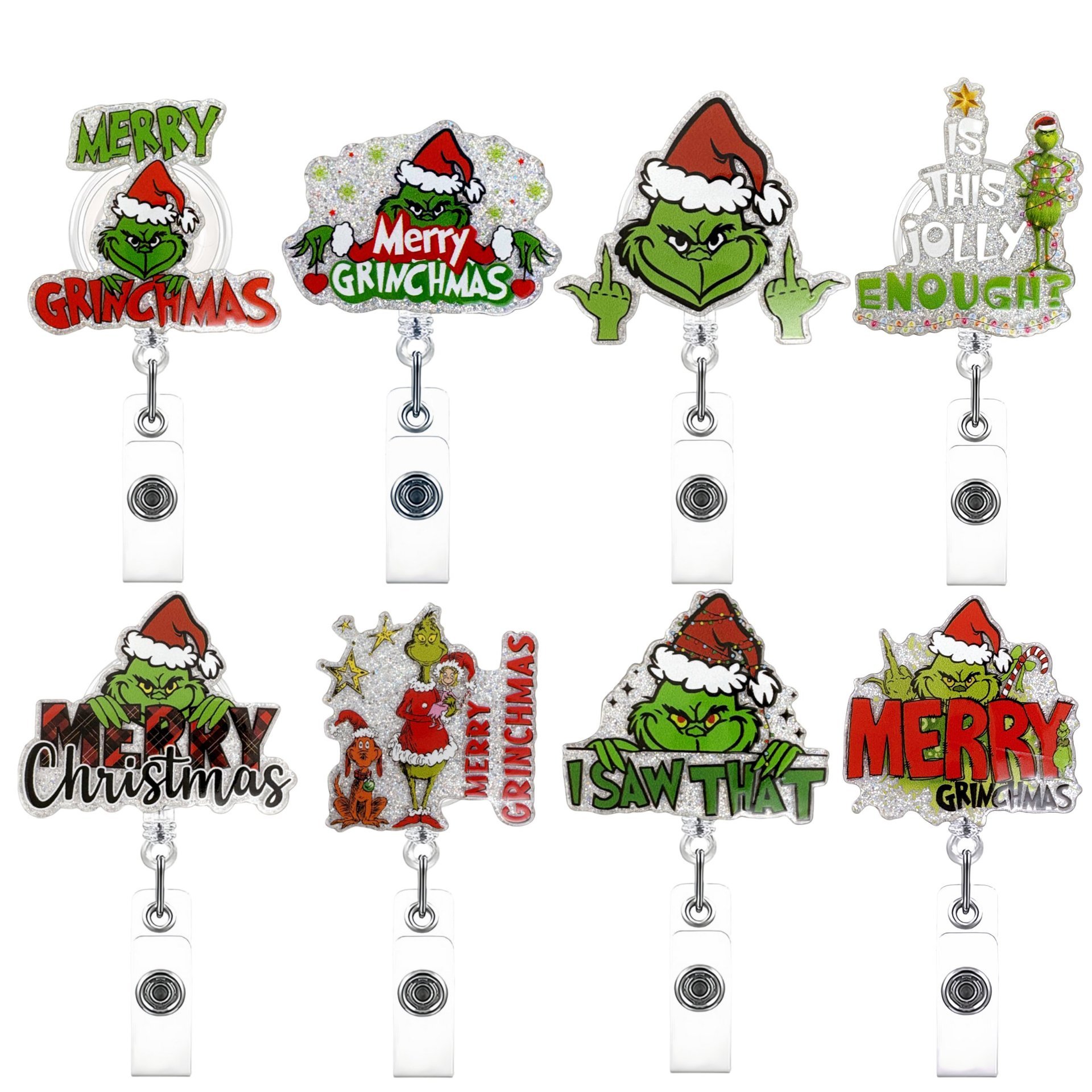 Custom Star Shaped Retractable Badge Holders