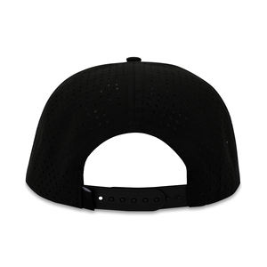 Chapeaux de golf de performance découpés au laser imperméables à logo personnalisé à 7 panneaux Chapeau de sport à séchage rapide à bord plat - Product Image 5