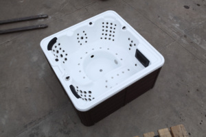 Haute qualité 6 personnes contemporain Whirlpool Spa Portable extérieur pour <span class=keywords><strong>Jacuzzi</strong></span> Installation autoportante Massage caractéristique égouttoir - Product Image 3