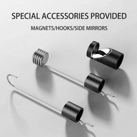 Caméra endoscopique industrielle étanche IP67 de 7 mm, moniteur 4,3 pouces 1080P, 6 lumières LED réglables, zoom numérique 3X