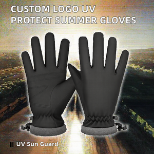 Gants fins pour hommes, compatibles avec les écrans tactiles, protection UV, pour le cyclisme, la moto, la conduite en plein air, avec logo personnalisé - Product Image 2