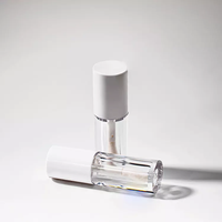 4ml personnalisé grande tête de brosse Abs brillant à lèvres Tube liquide Blush gommage à lèvres conteneur d'emballage cosmétique vide en plastique Tube