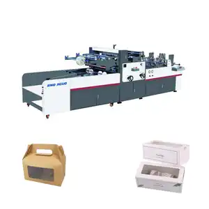 Automatic Tissue Paper Box Envelope Window Patching Machine