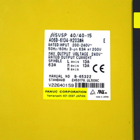 FANUC A06B-6134-H203 d'origine # A A06B6134H203 Beta ISVSP Servomoteur 40/40-15 2 axes 15kW A06B-6134-H203 Servomoteur en stock