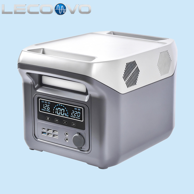 LECOOVO B1500S 1500W Camping Portable LFP Battery Energy Storage Power Station