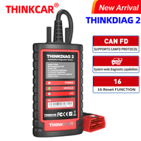 NUEVO THINKCAR THINKDIAG 2 Lector de Códigos OBD2, Escáner de Sistema Completo, 16 Funciones de Reinicio, Protocolo CAN FD, Codificación ECU