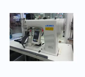 Originale usato giappone Jukis DP2100 maniche a punto annodato elettronico impostazione macchina da cucire industriale